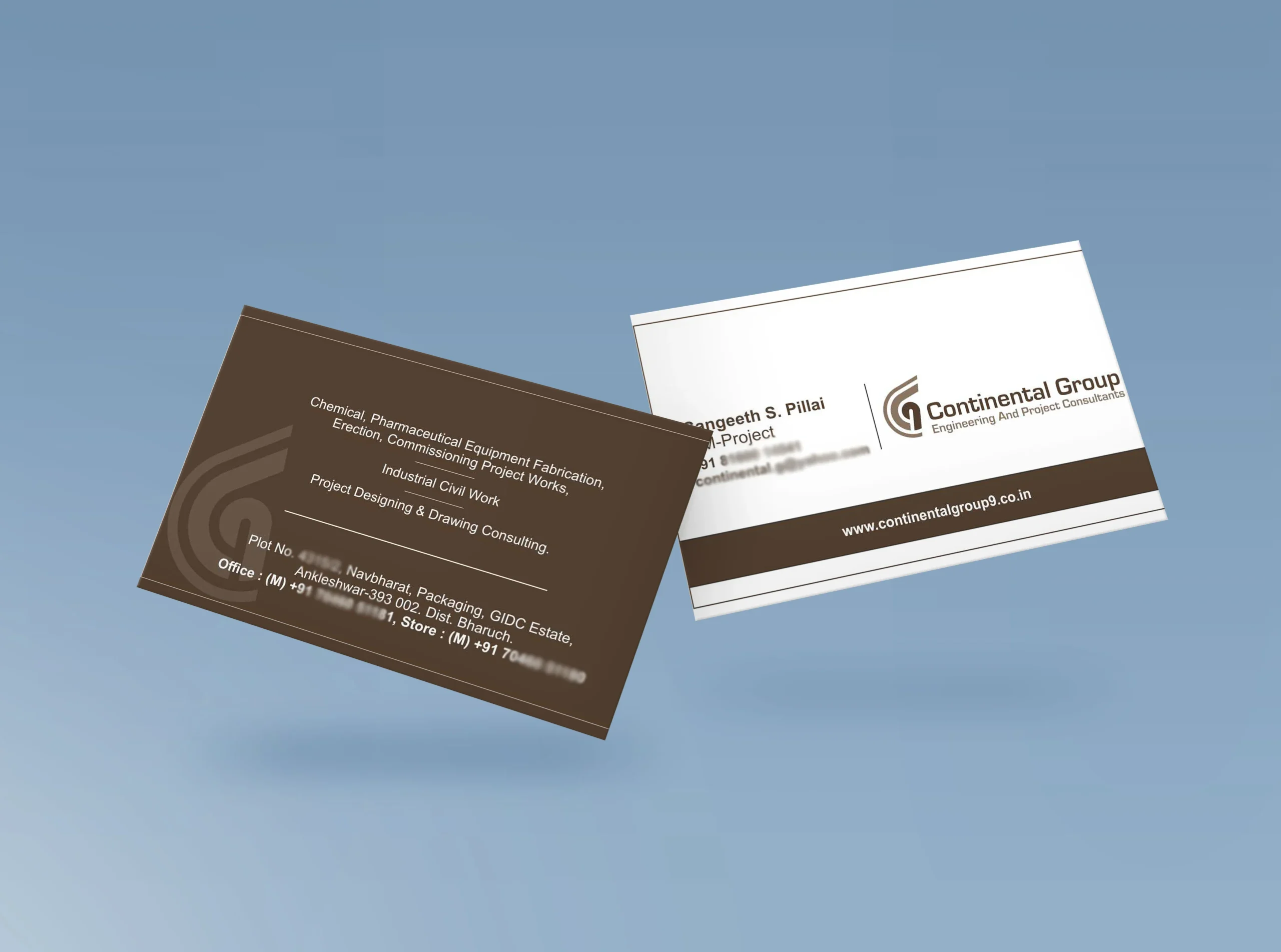 business card portfolio in udaipur